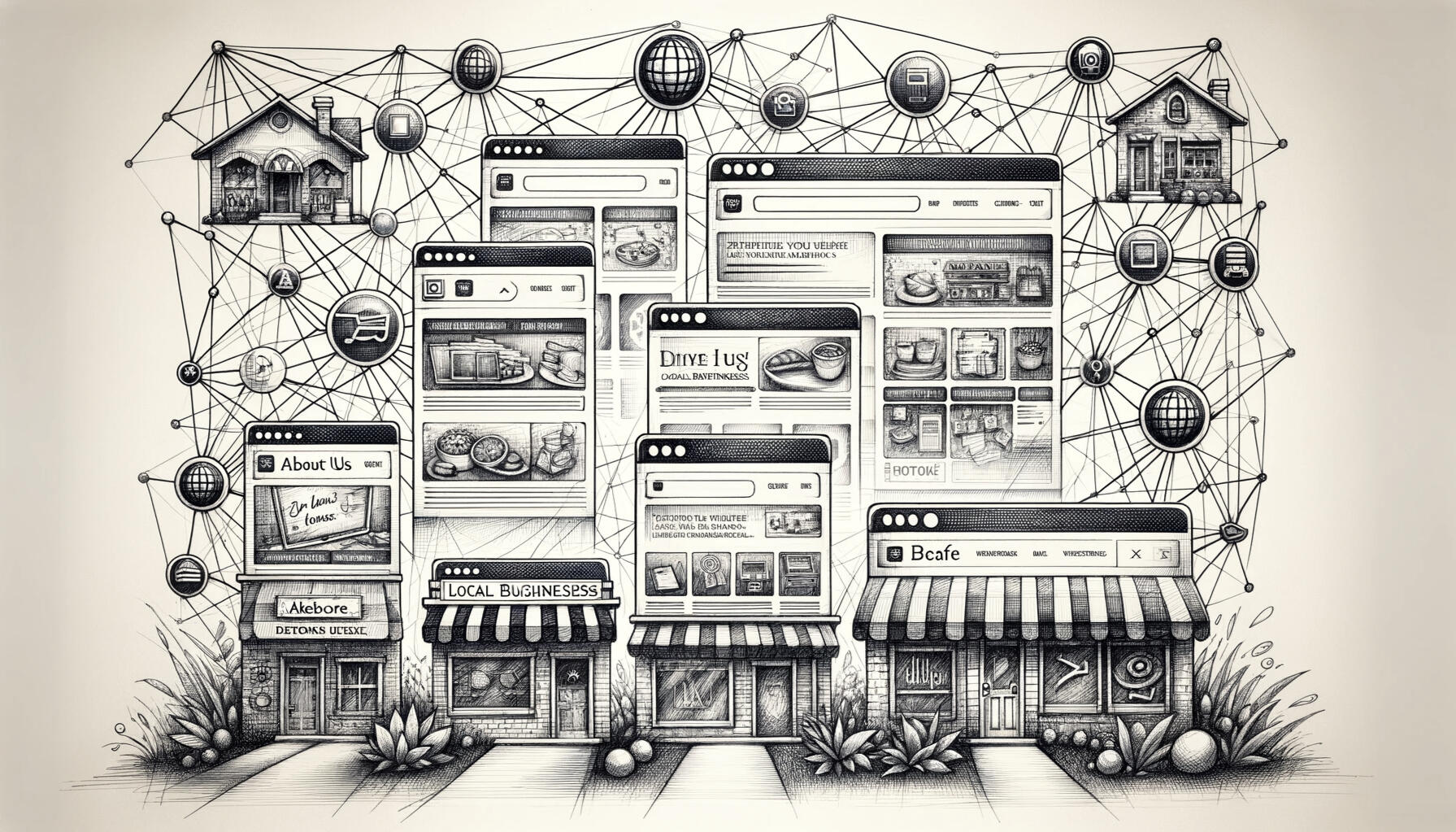 Network of local business websites